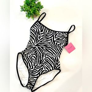 🔥 Closet Clearout!🔥 Kate Spade Zebra Stripe One Piece Swimsuit